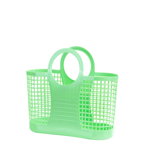 Keranjang Belanja Plastik Jinjing Pasar Lion Star B-17 Viola Shopping Basket, Ukuran 520 x 170 x H 430 mm | Raja Plastik Indonesia
