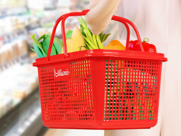 Keranjang Belanja Plastik Minimarket Supermarket Lion Star B-16 Miami Shopping Basket