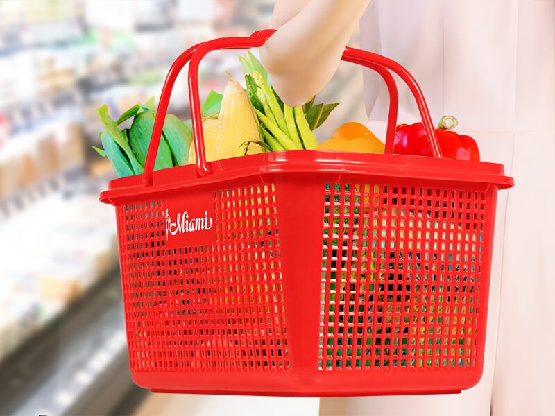 Keranjang Belanja Plastik Minimarket Supermarket Lion Star B-16 Miami Shopping Basket