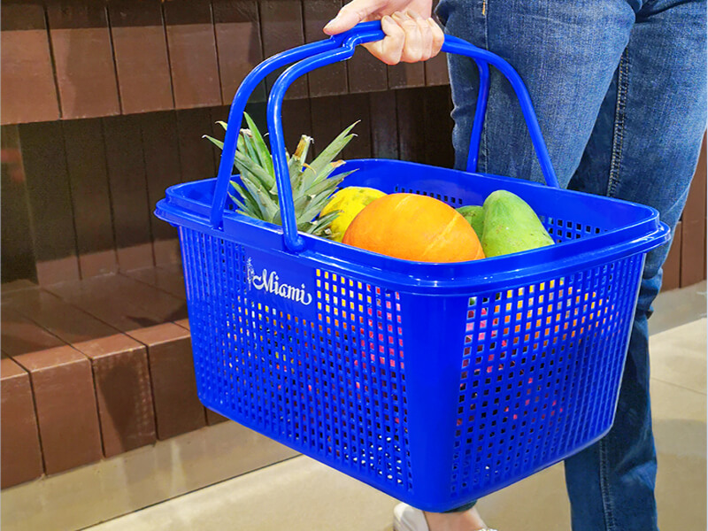 Keranjang Belanja Plastik Minimarket Supermarket Lion Star B-16 Miami Shopping Basket