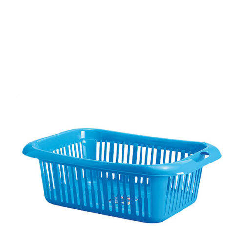 Keranjang Laundry Plastik Sedang Lion Star CB-7 Basket M-700 (Medium), Ukuran 530 x 360 x H 168 mm | Raja Plastik Indonesia
