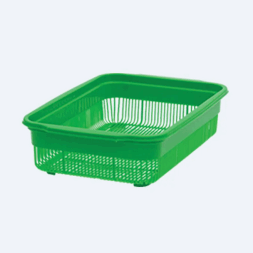 Keranjang Plastik Serbaguna Basic Home BBW-4 Keranjang Anise 102. Ukuran 300 x 210 x H 70 mm | Raja Plastik Indonesia