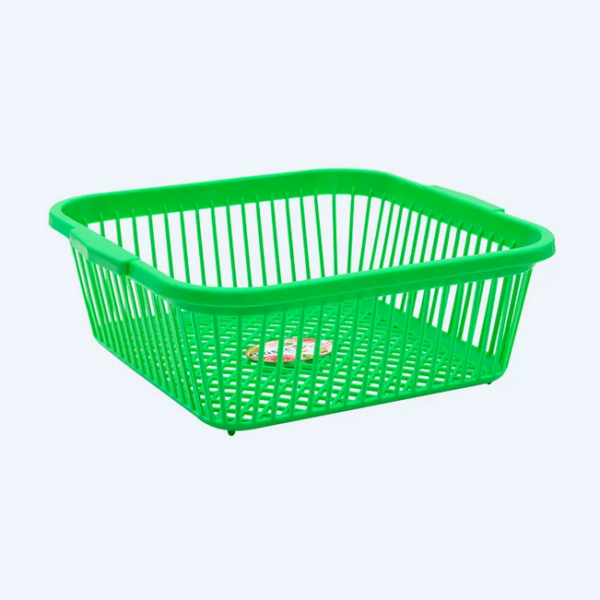 Keranjang Plastik Serbaguna Basic Home BW-61 Keranjang Buah 701 (1) Keranjang Plastik Serbaguna Basic Home BW-61 Keranjang Buah 701, Ukuran 325 X 310 X H 120 mm | Raja Plastik Indonesia