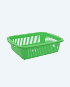 Keranjang Plastik Serbaguna Basic Home BW-62 Keranjang Multiguna 105, Ukuran 420 x 330 x H 115 mm | Raja Plastik Indonesia