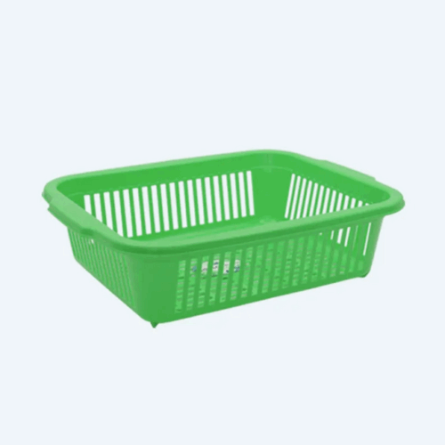 Keranjang Plastik Serbaguna Basic Home BW-62 Keranjang Multiguna 105, Ukuran 420 x 330 x H 115 mm | Raja Plastik Indonesia