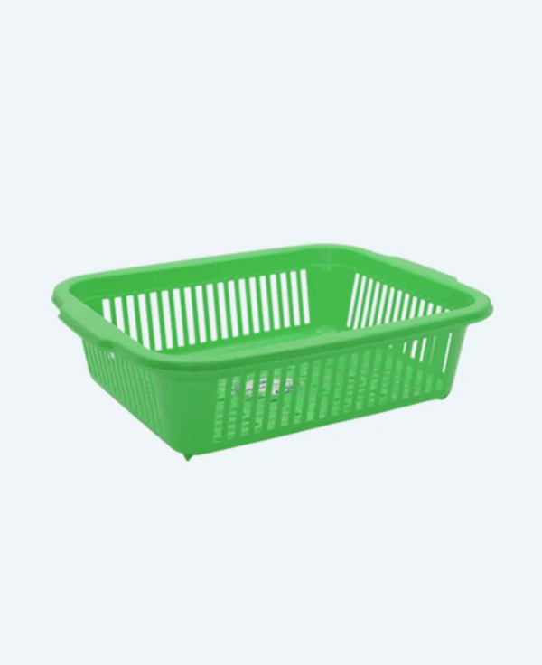 Keranjang Plastik Serbaguna Basic Home BW-62 Keranjang Multiguna 105, Ukuran 420 x 330 x H 115 mm | Raja Plastik Indonesia