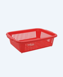 Keranjang Plastik Serbaguna Basic Home BW-62 Keranjang Multiguna 105, Ukuran 420 x 330 x H 115 mm | Raja Plastik Indonesia