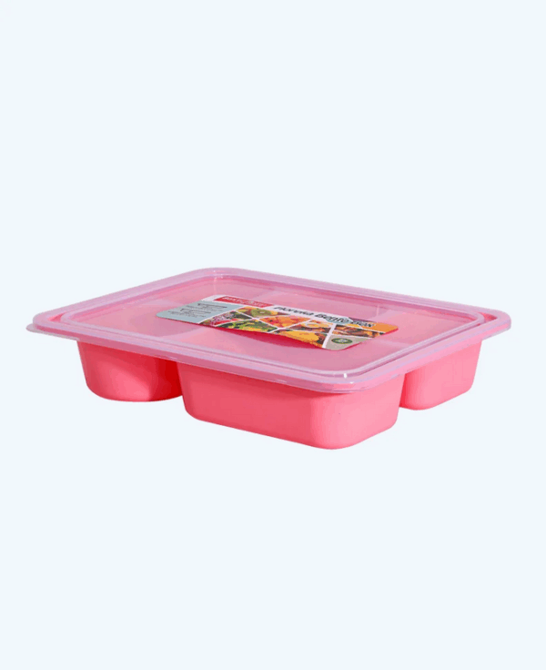 Kotak Makan Lunch Box Plastik Basic Home BMC-3 Horeka Bento Box P5D (3) Kotak Makan / Lunch Box Plastik Basic Home BMC-3 Horeka Bento Box P5D, Ukuran 283 x 223 x 52 mm | Raja Plastik Indonesia
