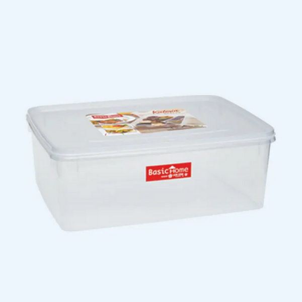 Kotak Plastik Makanan 11 Liter Basic Home BKP-2 Kateria Keeper 902, Ukuran 370 x 295 x 130 mm | Raja Plastik Indonesia