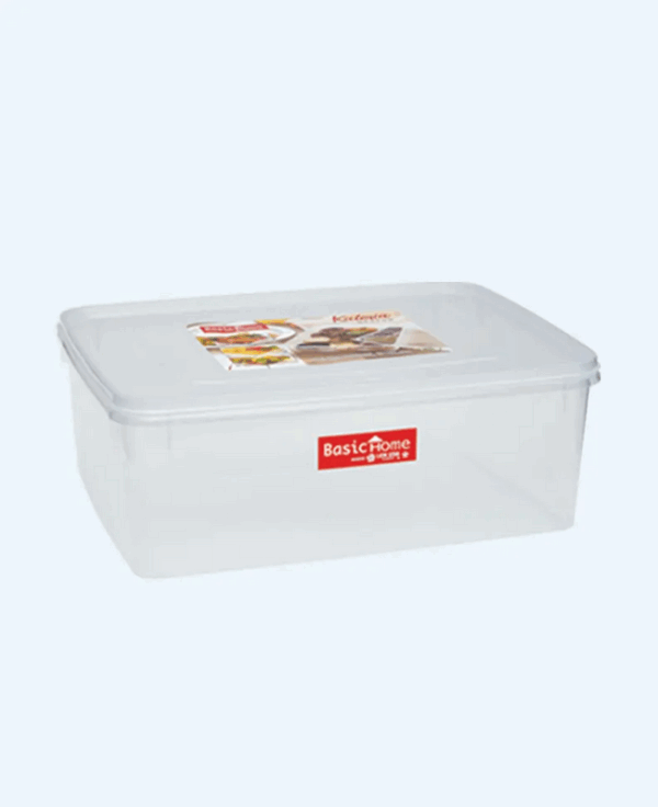 Kotak Plastik Makanan 11 Liter Basic Home BKP-2 Kateria Keeper 902, Ukuran 370 x 295 x 130 mm | Raja Plastik Indonesia