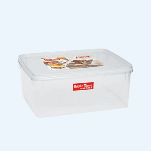 Kotak Plastik Makanan 5 Liter Basic Home BKP-8 Kateria Keeper 702, Ukuran 281 x 224 x 116 mm | Raja Plastik Indonesia