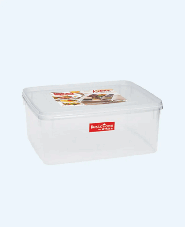 Kotak Plastik Makanan 8 Liter Basic Home BKP-5 Kateria Keeper 802, Ukuran 320 x 255 x 131 mm | Raja Plastik Indonesia