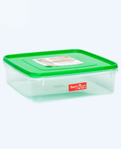 Kotak Plastik Makanan Basic Home BKP-10 Foodie Keeper 501, Ukuran 235 x 235 x 70 mm | Raja Plastik Indonesia