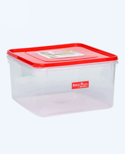 Kotak Plastik Makanan Basic Home BKP-11 Foodie Keeper 502, Ukuran 235 x 235 x 130 mm | Raja Plastik Indonesia