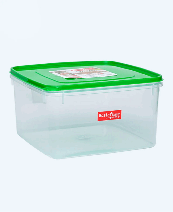 Kotak Plastik Makanan Basic Home BKP-11 Foodie Keeper 502, Ukuran 235 x 235 x 130 mm | Raja Plastik Indonesia