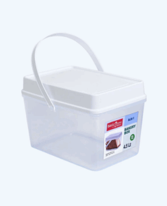 Kotak Roti Plastik Transparan Basic Home BJX-1 Bakery Box 4.5 Ltr, Ukuran 239 x 168 x 164 mm | Raja Plastik Indonesia
