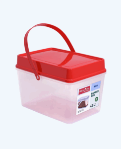 Kotak Roti Plastik Transparan Basic Home BJX-1 Bakery Box 4.5 Ltr, Ukuran 239 x 168 x 164 mm | Raja Plastik Indonesia