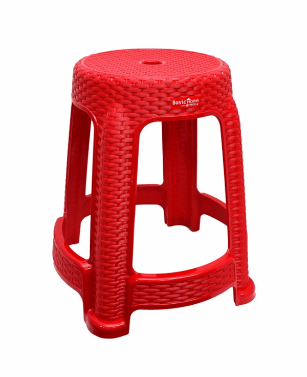 Kursi Bakso Plastik Basic Home BHG-5 Rotana High Stool, Ukuran 415 x 415 x 460 mm | Raja Plastik Indonesia