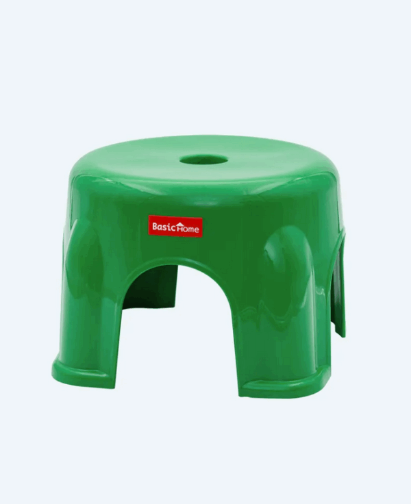 Kursi Plastik Pendek Bulat Basic Home BHG-3 Lana Round Stool, Ukuran Ø 300 x H 175 mm | Raja Plastik Indonesia