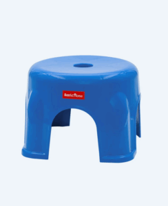 Kursi Plastik Pendek Bulat Basic Home BHG-3 Lana Round Stool, Ukuran Ø 300 x H 175 mm | Raja Plastik Indonesia
