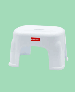 Kursi Plastik Pendek Oval Basic Home BHG-2 Zuka Oval Stool, Ukuran 225 x 270 x 175 mm | Raja Plastik Indonesia