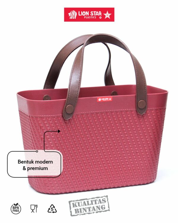 LION STAR LAGUNA TOTE BAG (2) Keranjang Tas Belanja Lion Star B-21 Laguna Tote Bag (Large): Keranjang Tas Belanja Modern dengan Desain Premium dan Elegan