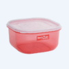 Mangkok Plastik Kotak Tutup Basic Home BBC-4 Melita Food Case 1 Liter, Ukuran 156 x 156 x 80 mm | Raja Plastik Indonesia