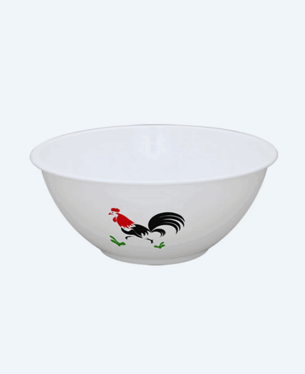 Mangkok Plastik Bulat Basic Home BMW-1 Mangkok 21 cm 1750 ml Rooster, Ukuran 210 x H 95 mm | Raja Plastik Indonesia