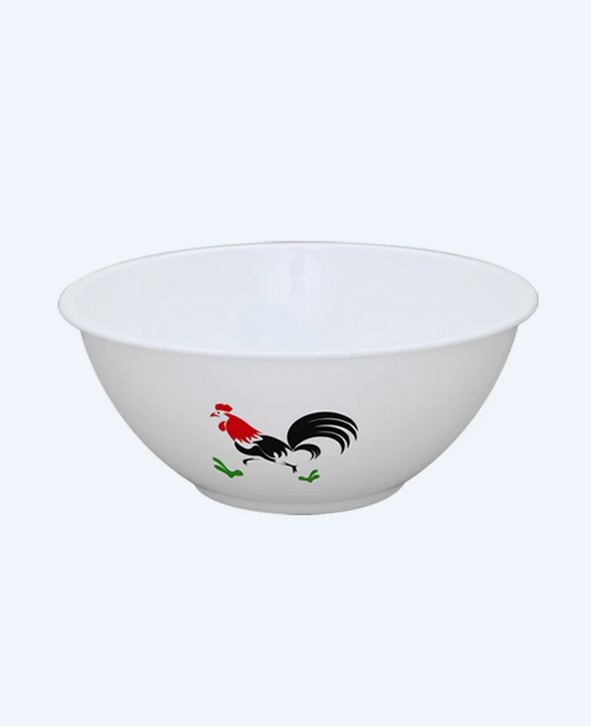 Mangkok Plastik Bulat Basic Home BMW-1 Mangkok 21 cm 1750 ml Rooster, Ukuran 210 x H 95 mm | Raja Plastik Indonesia