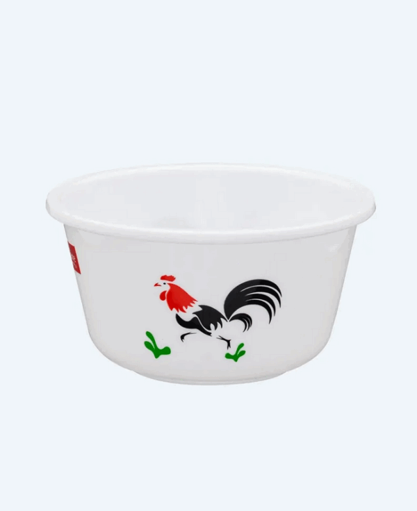 Mangkok Plastik Bulat Basic Home BMW-2 Mangkok 12 cm 460 ml Rooster, Ukuran Ø 125 x H 65 mm | Raja Plastik Indonesia