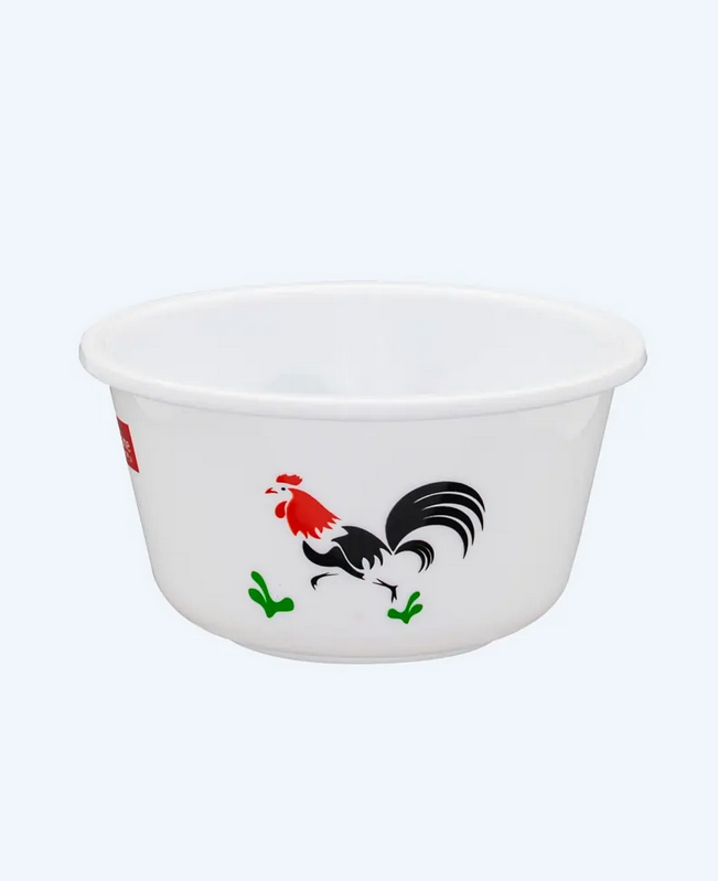 Mangkok Plastik Bulat Basic Home BMW-2 Mangkok 12 cm 460 ml Rooster, Ukuran Ø 125 x H 65 mm | Raja Plastik Indonesia