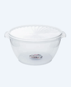 Mangkok Plastik Bulat Basic Home BMW-7 Delizia Bowl Medium, Ukuran 290 x 265 x 145 mm | Raja Plastik Indonesia