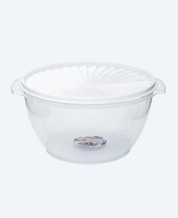 Mangkok Plastik Bulat Basic Home BMW-7 Delizia Bowl Medium, Ukuran 290 x 265 x 145 mm | Raja Plastik Indonesia