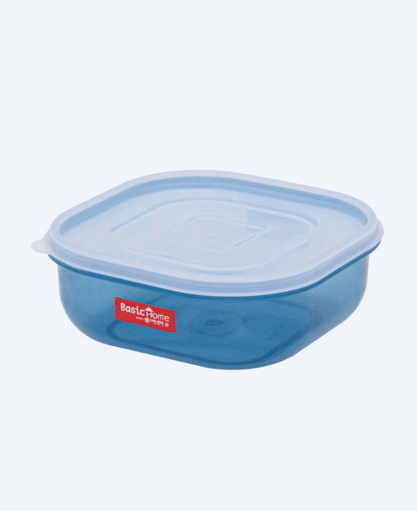 Mangkok Plastik Kotak Tutup Basic Home BBC-7 Melita Food Case 725 ml, Ukuran 156 x 156 x 58 mm | Raja Plastik Indonesia