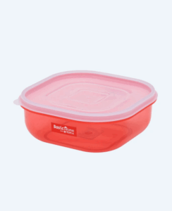 Mangkok Plastik Kotak Tutup Basic Home BBC-7 Melita Food Case 725 ml, Ukuran 156 x 156 x 58 mm | Raja Plastik Indonesia
