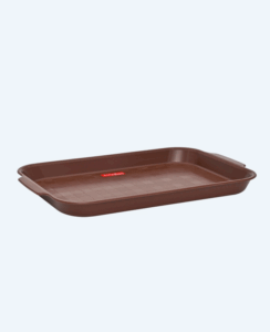 Nampan Baki Plastik Kotak Basic Home BTT-2 Horeka Serving Tray Medium, Ukuran 407 x 265 x 31 mm | Raja Plastik Indonesia