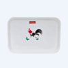 Nampan Plastik Persegi Panjang Basic Home BTT-3 Nampan Segi No.25 Rooster, Ukuran 376 x 265 x 31 mm | Raja Plastik Indonesia