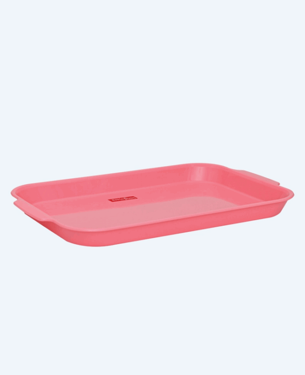 Nampan Plastik Persegi Panjang Basic Home BTT-4 Serving Tray No 25, Ukuran 407 x 265 x 31 mm | Raja Plastik Indonesia