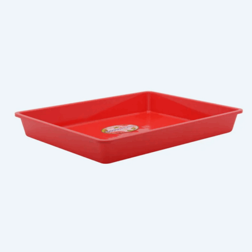 Nampan Plastik Tempat Saji Basic Home T-46 Nampan No 20, Ukuran 400 x 315 x H 50 mm | Raja Plastik Indonesia