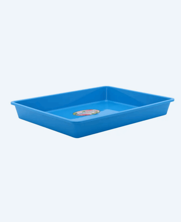 Nampan Plastik Tempat Saji Basic Home T-46 Nampan No 20, Ukuran 400 x 315 x H 50 mm | Raja Plastik Indonesia