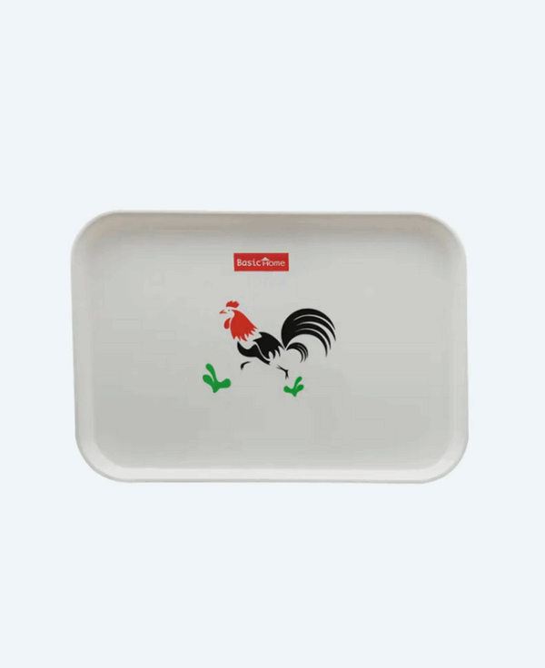 Nampan Plastik Tempat Saji Basic Home T-48 Nampan No 30 Rooster (2) Nampan Plastik Tempat Saji Basic Home T-48 Nampan No 30 Rooster, Ukuran 445 x 315 x 30 mm | Raja Plastik Indonesia