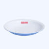 Piring Plastik Bulat Basic Home BPR-1 Moon Plate, Ukuran Ø 238 x H 35 ml | Raja Plastik Indonesia
