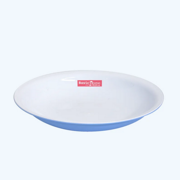 Piring Plastik Bulat Basic Home BPR-1 Moon Plate (1) Piring Plastik Bulat Basic Home BPR-1 Moon Plate, Ukuran Ø 238 x H 35 ml | Raja Plastik Indonesia