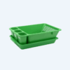 Rak Pengering Piring Basic Home BAA-5 Rosana Dish Rack (With Tray), Ukuran 470 x 320 x 130 mm | Raja Plastik Indonesia