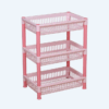 Rak Plastik Serbaguna 3 Susun Basic Home BAA-7 Juliet Rack SS-3, Ukuran 470 x 315 x 625 mm | Raja Plastik Indonesia