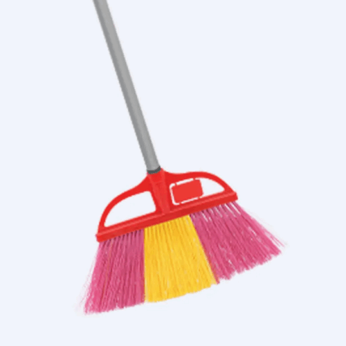 Sapu Ijuk Plastik Basic Home BBM-2 Harmonia Broom 101, Ukuran 305 x 27 x H 1270 mm Raja Plastik Indonesia