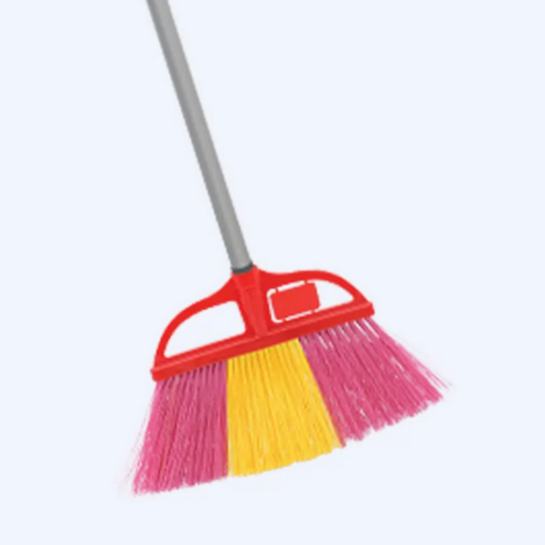 Sapu Ijuk Plastik Basic Home BBM-2 Harmonia Broom 101, Ukuran 305 x 27 x H 1270 mm Raja Plastik Indonesia