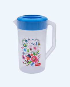 Teko Air Minum Plastik Bening Basic Home BKK-2 Tekko Jug 2.1 Ltr Ukuran 185 x 133 x H 240 mm | Raja Plastik Indonesia