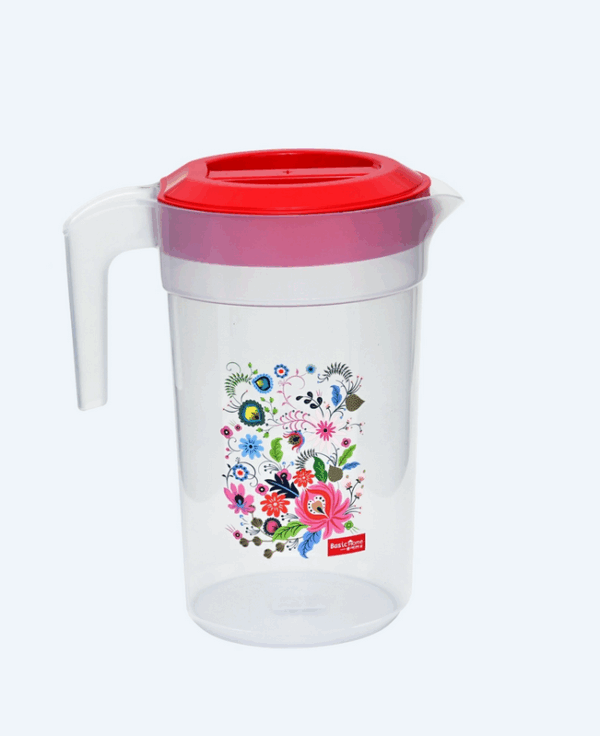Teko Air Minum Plastik Bening Basic Home BKK-7 Tekko Jug 4.6 Ltr, Ukuran 240 x 168 x 280 mm | Raja Plastik Indonesia
