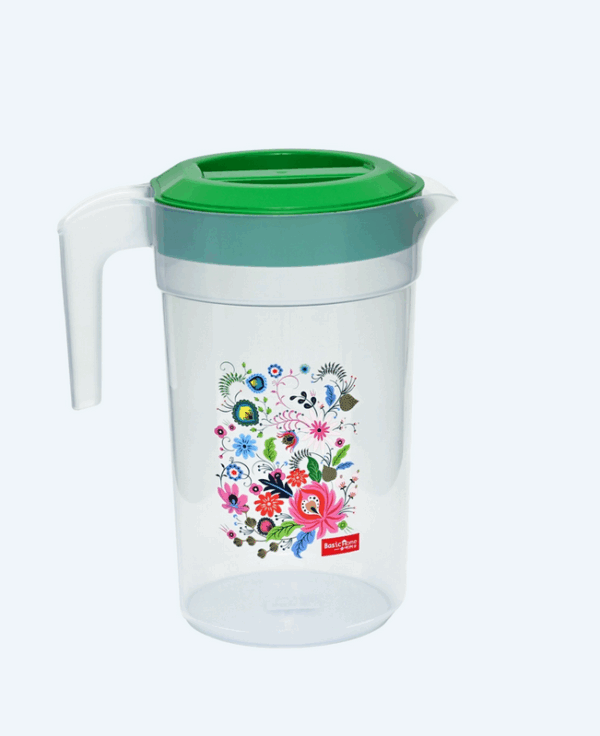 Teko Air Minum Plastik Bening Basic Home BKK-7 Tekko Jug 4.6 Ltr, Ukuran 240 x 168 x 280 mm | Raja Plastik Indonesia